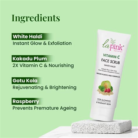 Buy Vitamin C Best Face Scrub for All Skin Types Online - Lapink – La Pink