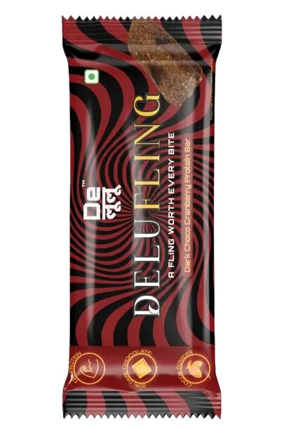 Delulu Delufling Dark Chocolate Cranberry | High Protein Bars Online ...