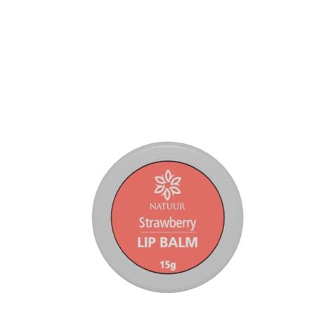 Natuur Lip Balm - Strawberry 15gms – Natuur.in