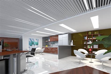 彰显企业实力的办公室办公空间设计_筑砺装饰公司