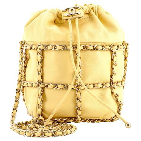 Drawstring Bucket Chain Bag at Brianna Gellatly blog
