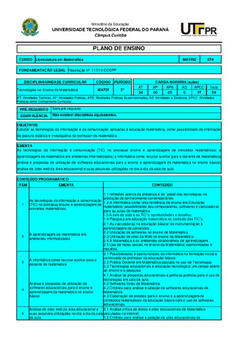 Tec Ens Mat - Este material é sobre o Ensino de Matemática - Ministério ...