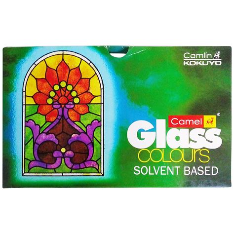 Camlin Kokuyo 2911628 SB T - 5 Glass Color with Liner - 20 ml : Amazon ...