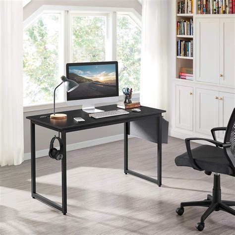 Buy Yaheetech Home Office Desk & Chair Set/Ergonomic Black Mesh ...
