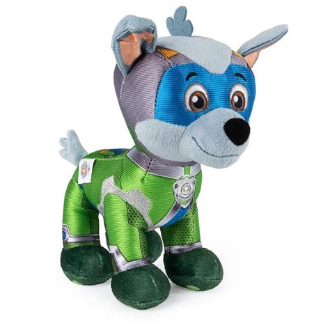 Buy Paw Patrol 8-Inch Mighty Pups Super PAWs Rocky Plush Online at Best ...