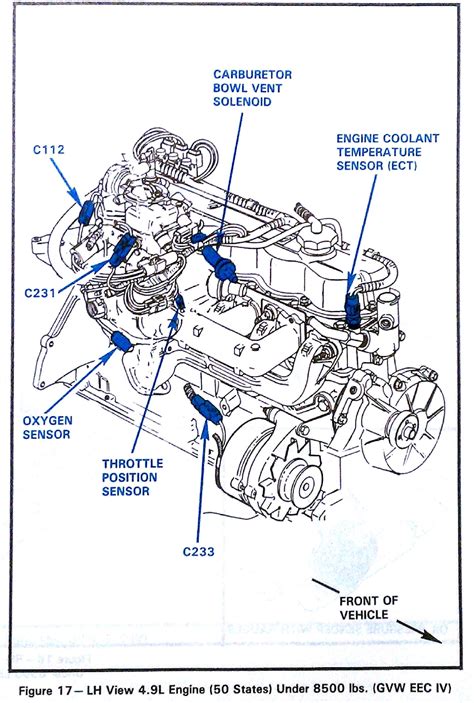 ford 300 6 cylinder engine diagrams
