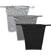 Fshway Camisole For Women Clip-On Mock Cotton Lace Deep Neck Cleavage ...