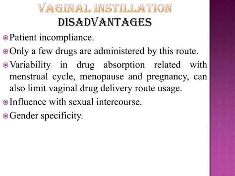 Vaginal instillation | PPTX