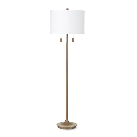 Palecek - Two Light Floor Lamp - Riviera — Union Lighting & Decor