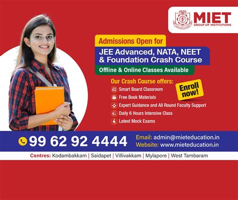 MIET Education | Madras Institute of Engineering Technology