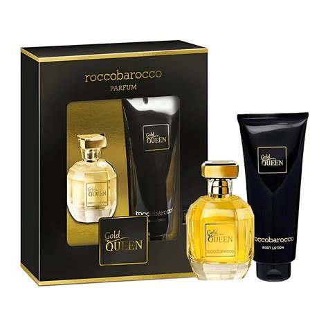 Shop Roccobarocco Gold Queen EDP Body Lotion Set for Women