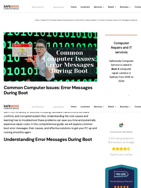 Image result for Computer Boot Error