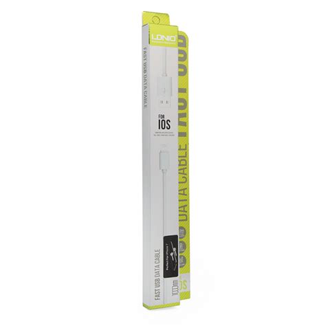 Data kabl LDNIO SY03 za iPhone lightning beli 1m - Mob-Shop