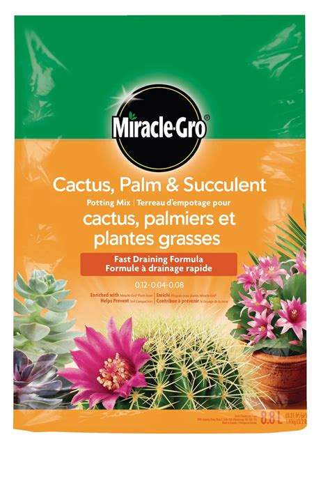 Miracle-Gro® Cactus, Palm & Succulent Potting Soil, 8.8-L | Canadian Tire