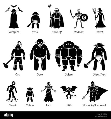 Medieval monsters Black and White Stock Photos & Images - Alamy