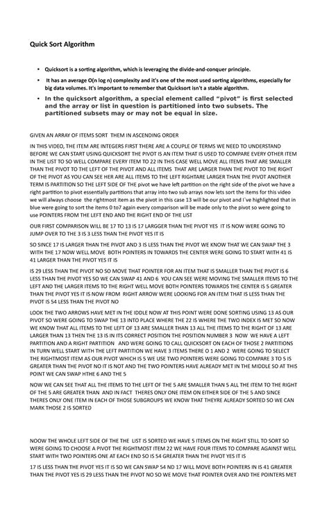 How Quicksort Algorithm Works 的图像结果