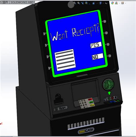 5706-自动取款机(ATM机)SW20123D模型下载_三维模型_SolidWorks模型 - 制造云 | 产品模型