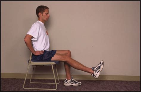 Knee extension sitting with support. | Download Scientific Diagram