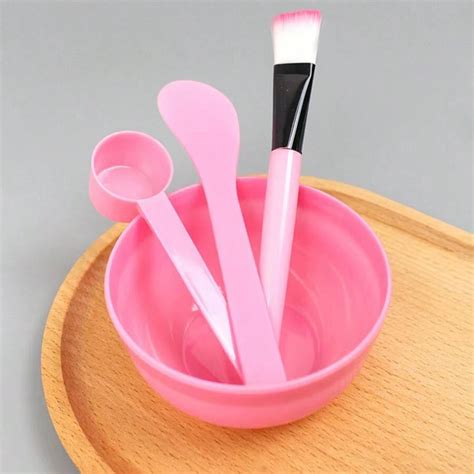 Conjunto De 4 Tigelas Para Máscara Facial Com Pincel, Colher, Espátula ...