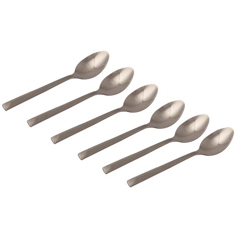 Buy Kishco Olympus Stainless Steel Tea Spoon - Pack of 6 Online at Low ...