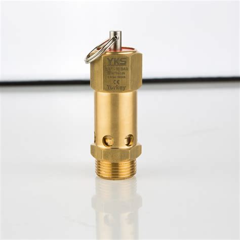 3/4" 10 Bar Safety Valve - Basınçlı Hava Sistemleri - YKS Valf