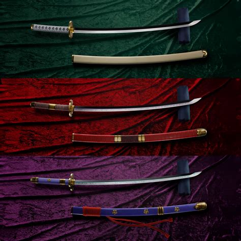 One Piece - Roronoa Zoro Swords Replica 3-Piece Set | Elbenwald