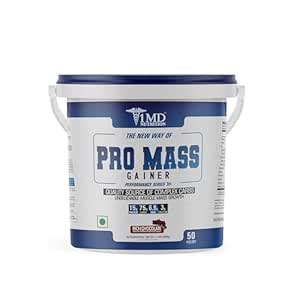 1 MD NUTRITION Pro Mass Gainer - High-Calorie Formula with Carbs ...