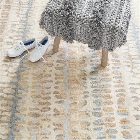 Paint Chip Machine Washable Rug | Natural – Annie Selke