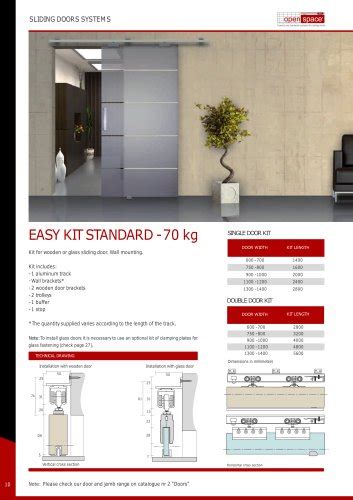 SLIDING DOORS SYSTEMS - OPENSPACE | Sliding doors by Gosimat - PDF ...