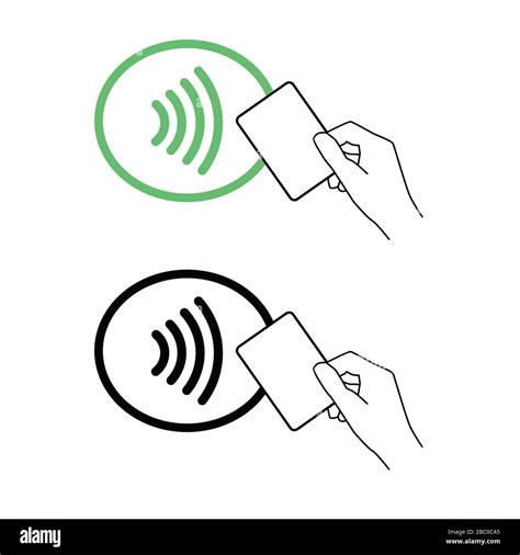 Contactless payment logo Cut Out Stock Images & Pictures - Alamy