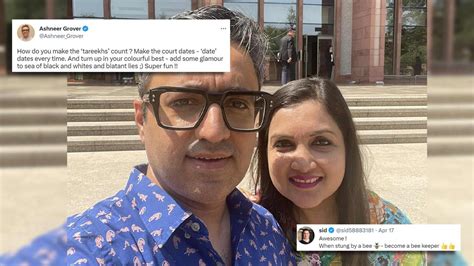 Ashneer Grover Calls His Court Hearings ‘A Date’ With Wife Madhuri Jain ...