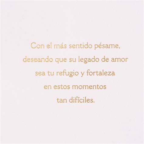 Your Mother Lives On In You Spanish-Language Sympathy Card - Greeting ...