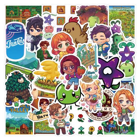 Mua Stardew Valley Stickers 52PCS Stardew Valley Poster Stardew Valley ...