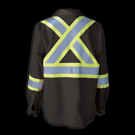 FR 7oz Indura Ultrasoft® Hi-Viz 4″ Uniform Shirt | Direct Workwear