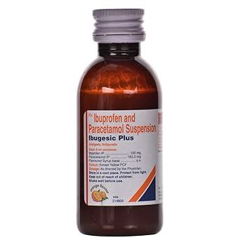 Ibugesic Plus Orange Flavour - Bottle of 60 ml Suspension : Amazon.in ...