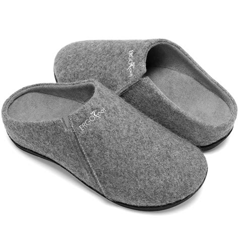 ERGOfoot House Slippers With Arch Support, Orthopedic Slippers for ...