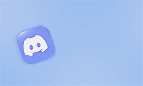 3d rendering icon logo discord | Premium Photo