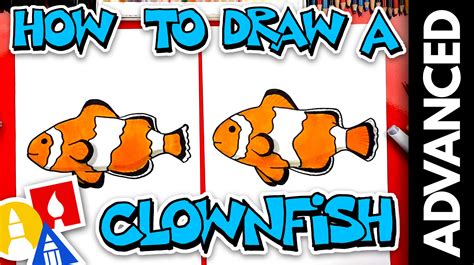 How To Draw A Realistic Clownfish - Art For Kids Hub