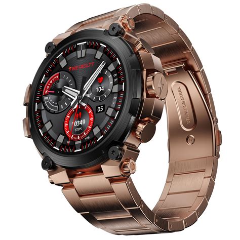 Fire-Boltt Dominian 36.3mm (1.43 inch) AMOLED Display, Stainless Steel ...