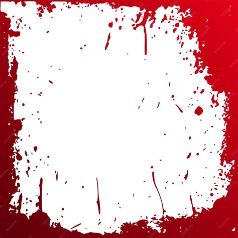 Premium Vector | Blood frame border square black vector illustration