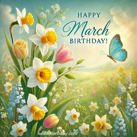 March Birthday - Wishful Birthday