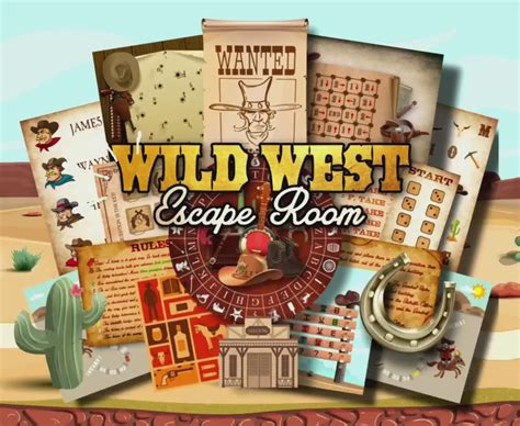Wild West Printable Escape Room - Worksheets Library