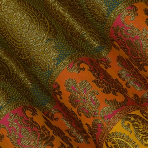 Multi Color Brocade Fabrics – KC Creations