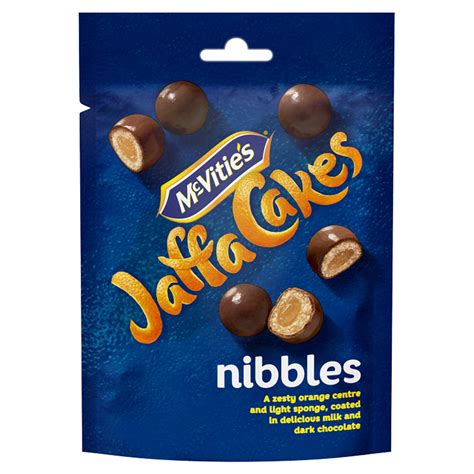 McVitie's Jaffa Cakes Nibbles 100g | Sharing Bags & Tubs | Iceland Foods