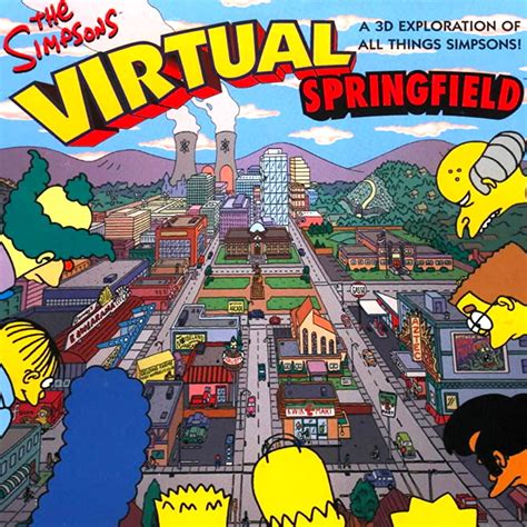 Image result for The Simpsons Virtual Springfield Game