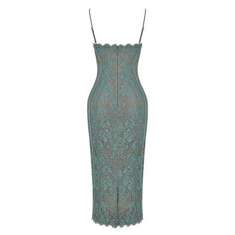 Give Me Hug In Forest Lace Dress – Beyond Pink