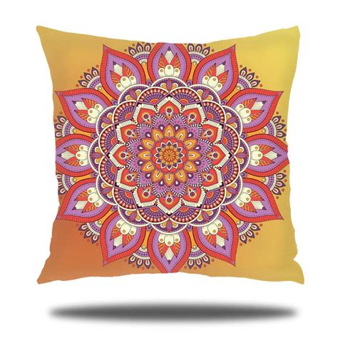 Buy LIYY Pillow Case|Color Datura Pattern 18 Inch/45 cm Twin-Sides ...