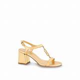 Lv on sale sandals heels