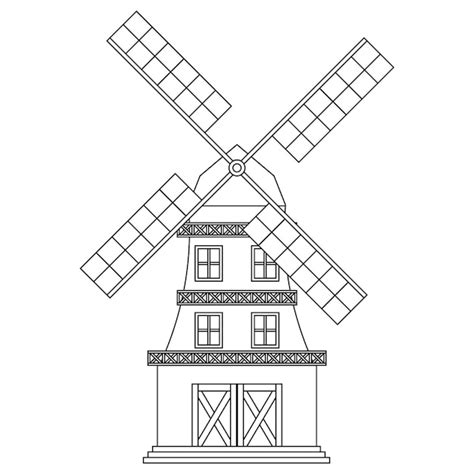 Images de Dessin Moulin Imprimable – Téléchargement gratuit sur Freepik
