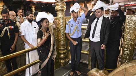 ‌ಕೇರಳ ವಿವಾದಕ್ಕೆ ಕಾರಣವಾದ ರಾಷ್ಟ್ರಪತಿಗಳ ಶಬರಿಮಲೆ ಭೇಟಿಯ ಕುರಿತು ಡಿವೈಎಸ್ಪಿಯ ...